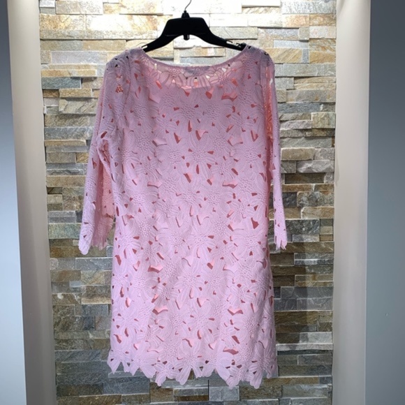 Felicity & Coco Belza Floral Lace Shift Dress - Picture 4 of 6